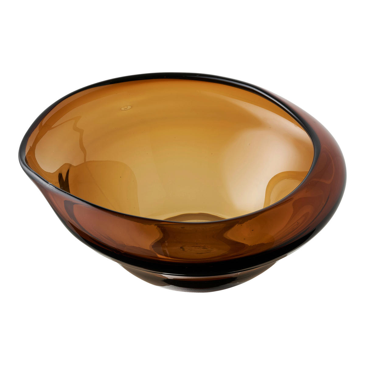 DEKOSCHALE - Braun, KONVENTIONELL, Glas (26/29/11cm)