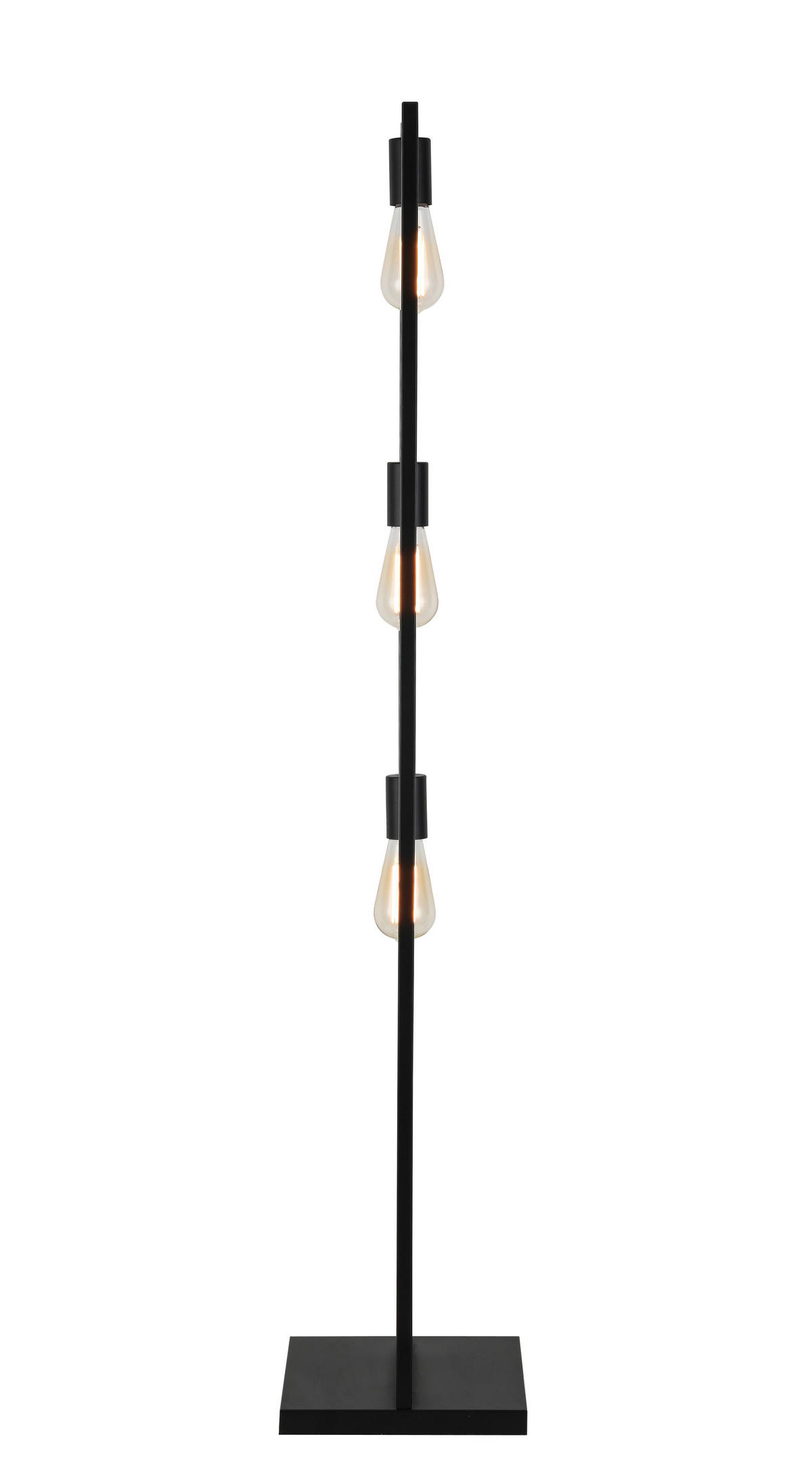LAMPADAR - negru, Konventionell, plastic/metal (25/25/132cm) - Marama
