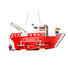 KINDERHÄNGELEUCHTE - Rot/Weiß, KONVENTIONELL, Holz (58/28/27cm) KINDERHÄNGELEUCHTE - Rot/Weiß, KONVENTIONELL, Holz (58/28/27cm)