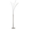 STOJACÍ LED SVÍTIDLO, 56/187 cm  - černá/opál, Design, kov/plast (56/187cm)