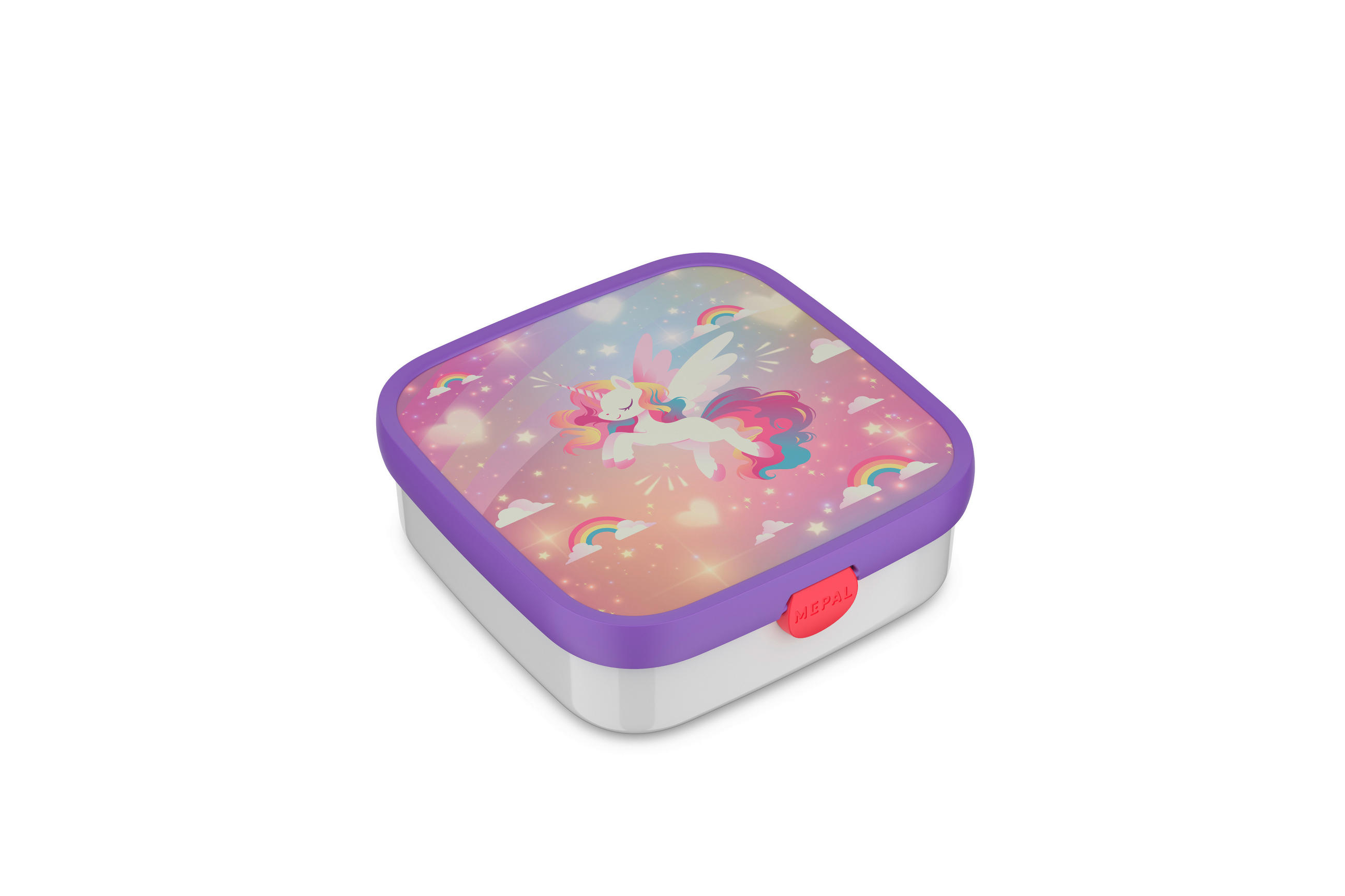 BROTZEITBOX - Multicolor/Flieder, KONVENTIONELL (18,4/18,2/6,5cm) - Mepal
