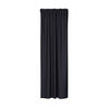 SCHLAUFENVORHANG blickdicht  - Anthrazit, Basics, Textil (135/245cm)