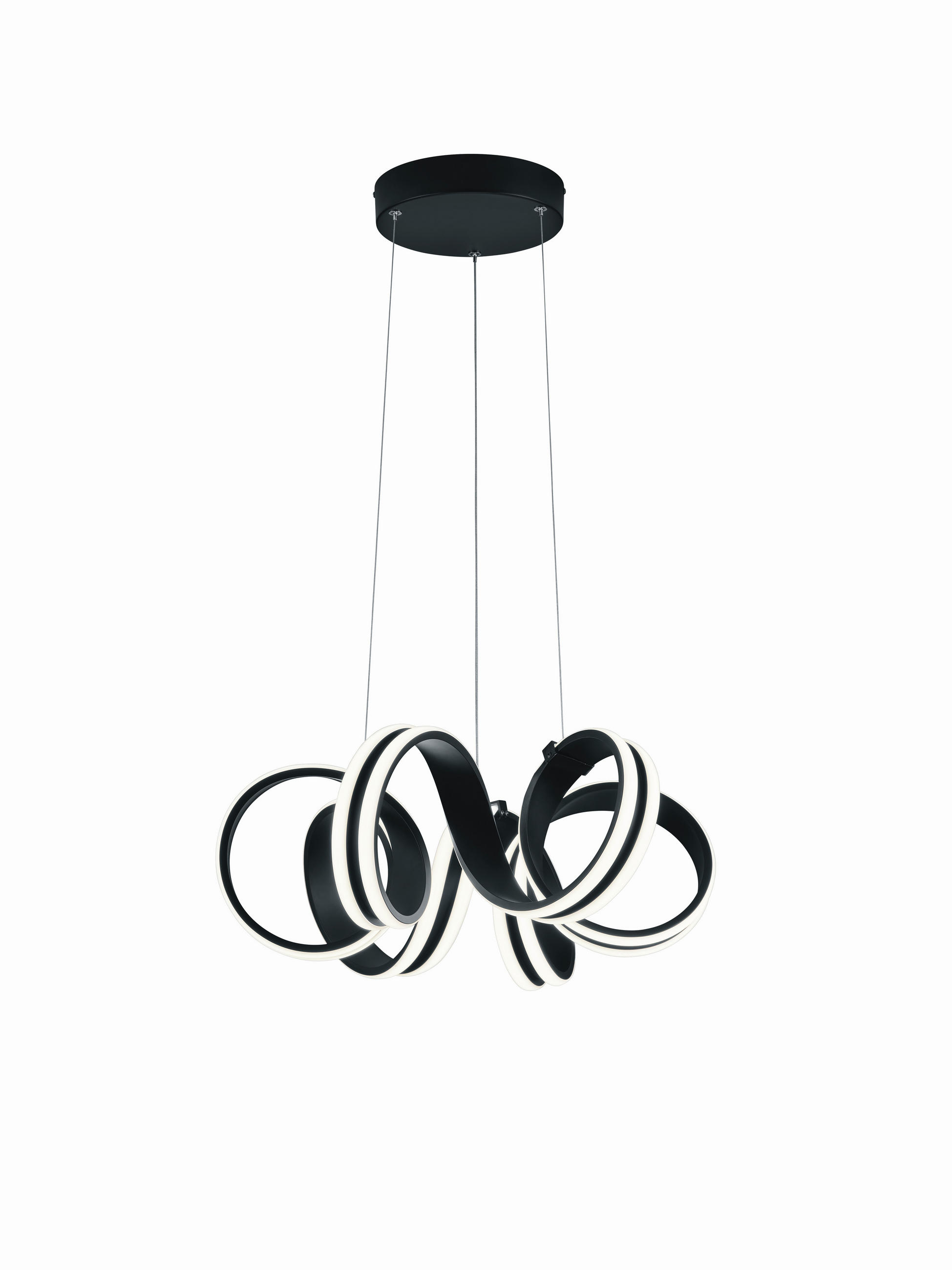 SVJETILJKA VISEĆA  55/150 cm      CARRERA  - crna, Design, metal (55/150cm)