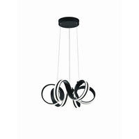 SVJETILJKA VISEĆA  55/150 cm      CARRERA  - crna, Design, metal (55/150cm)