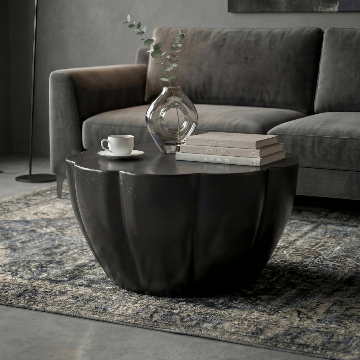 COUCHTISCH in Metall 60/60/36 cm  - Schwarz, Design, Metall (60/60/36cm) - MID.YOU