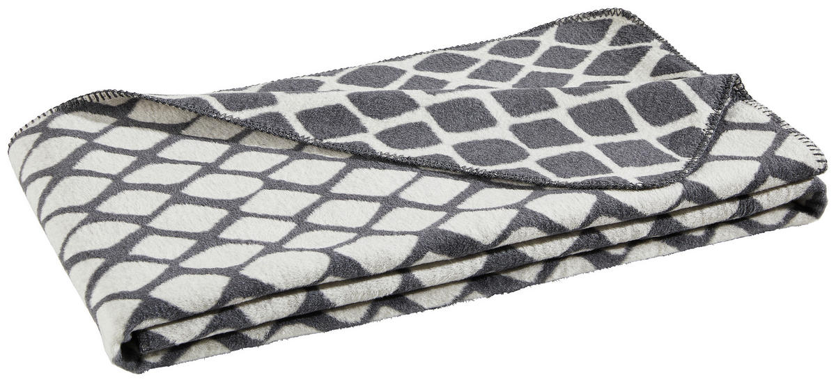 WOHNDECKE Snako 150/200 cm  - Anthrazit, LIFESTYLE, Textil (150/200cm) - Dieter Knoll