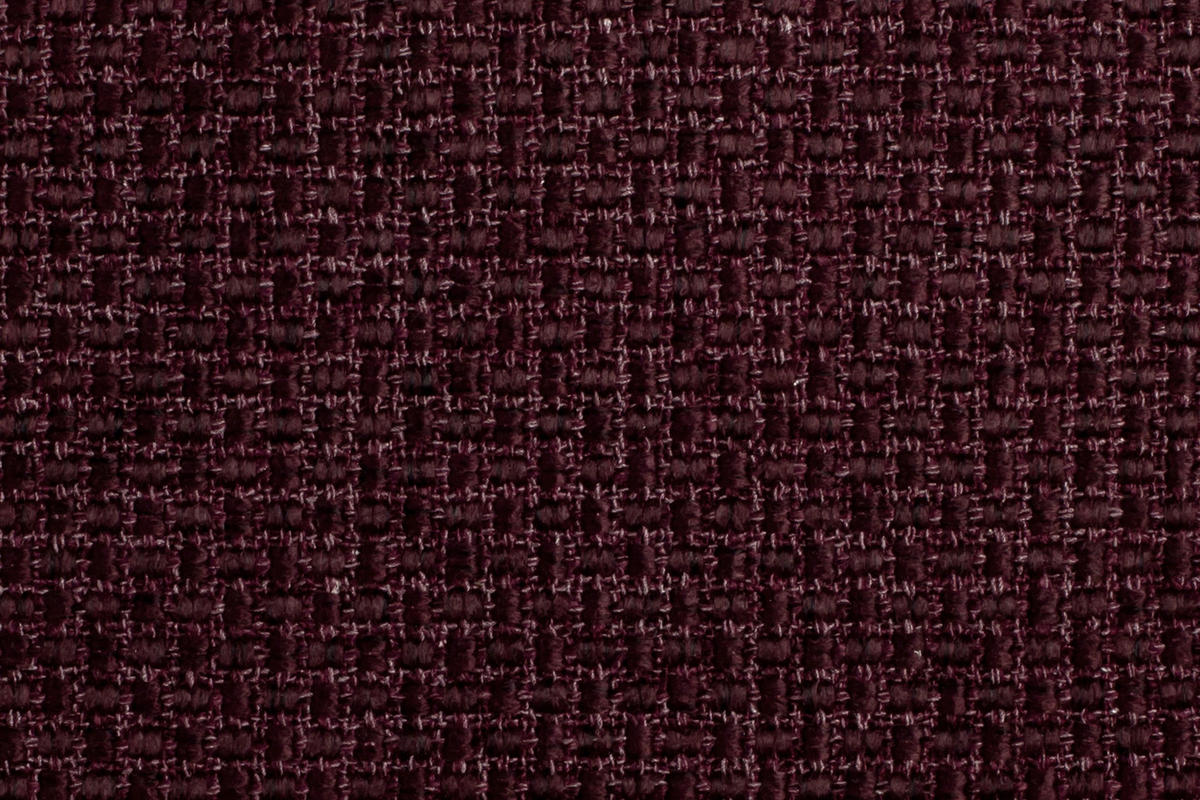 STUHL  Stoff-/Lederauswahl Webstoff  - Bordeaux/Graphitfarben, Design, Textil/Metall (52/85/66cm) - Cassando