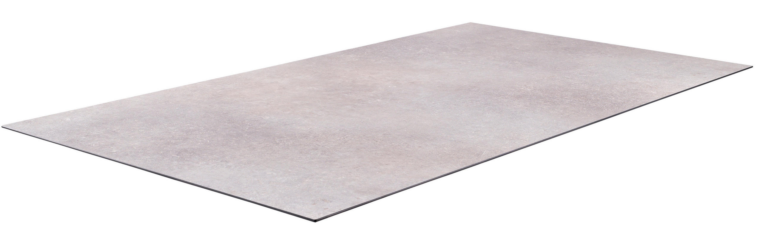 GARTENTISCHPLATTE 160/90/1,3 cm Kunststoff  - Hellgrau, Design, Kunststoff (160/90/1,3cm) - Zebra 