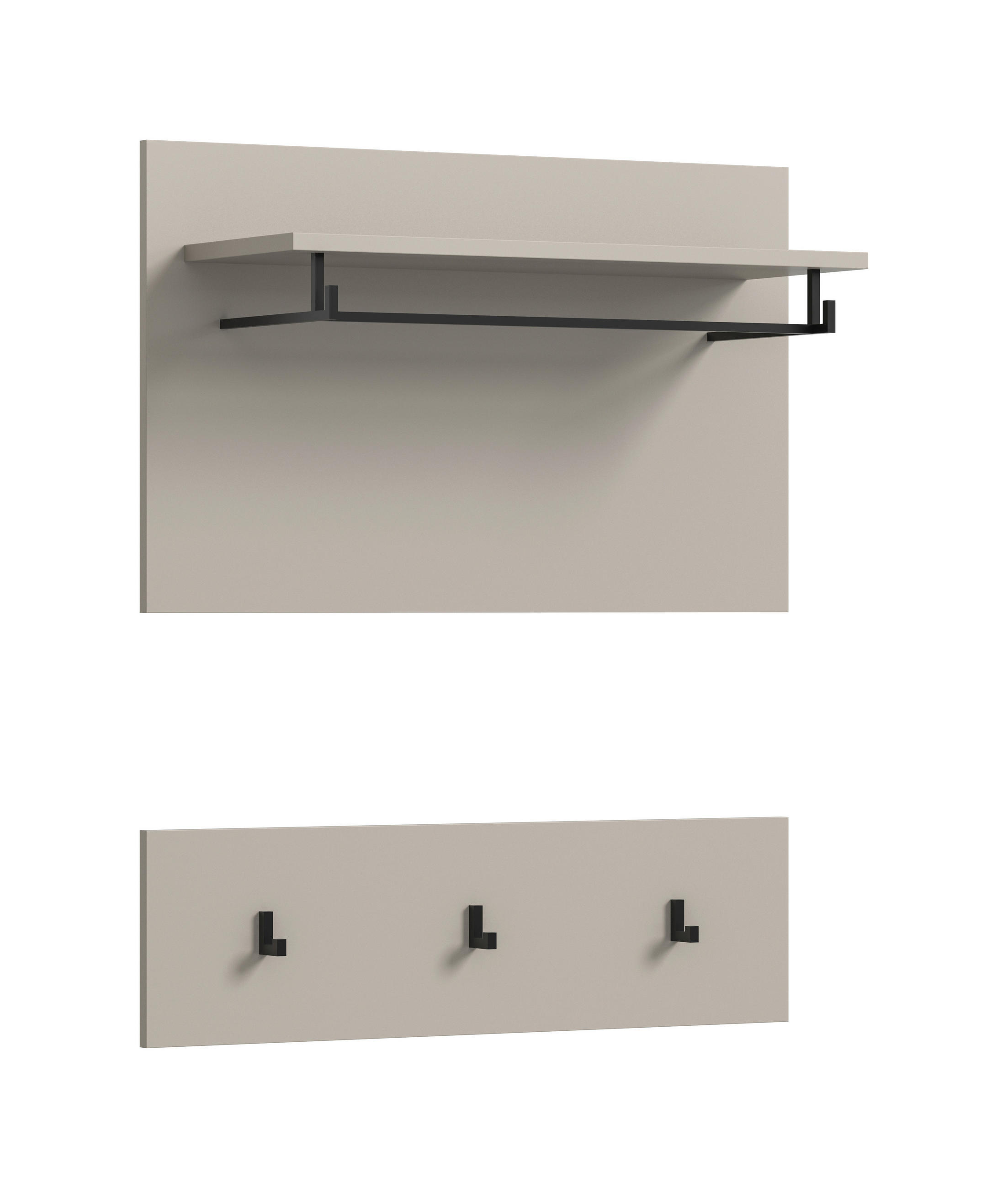 GARDEROBENPANEEL  in 80/73/27 cm  - Kaschmir, Design, Holzwerkstoff (80/73/27cm) - MID.YOU