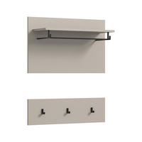 GARDEROBENPANEEL  in 80/73/27 cm  - Kaschmir, Design, Holzwerkstoff (80/73/27cm) - MID.YOU