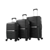 SET VALIZE DE CĂLĂTORIE - negru, Design, plastic/metal - Novel