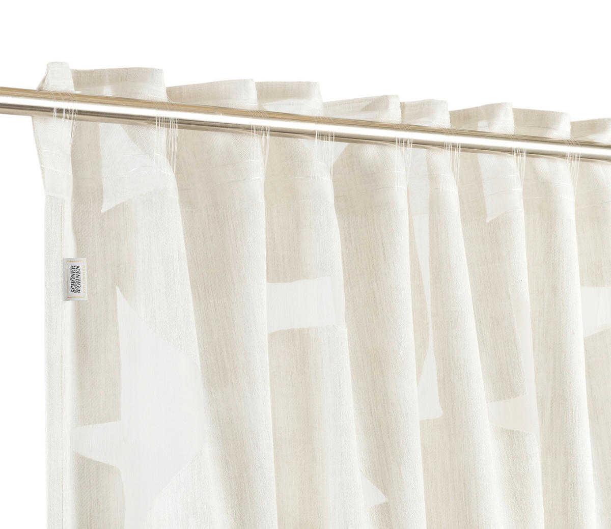 FERTIGVORHANG halbtransparent  - Creme/Weiß, Basics, Textil (125/250cm) - Schöner Wohnen