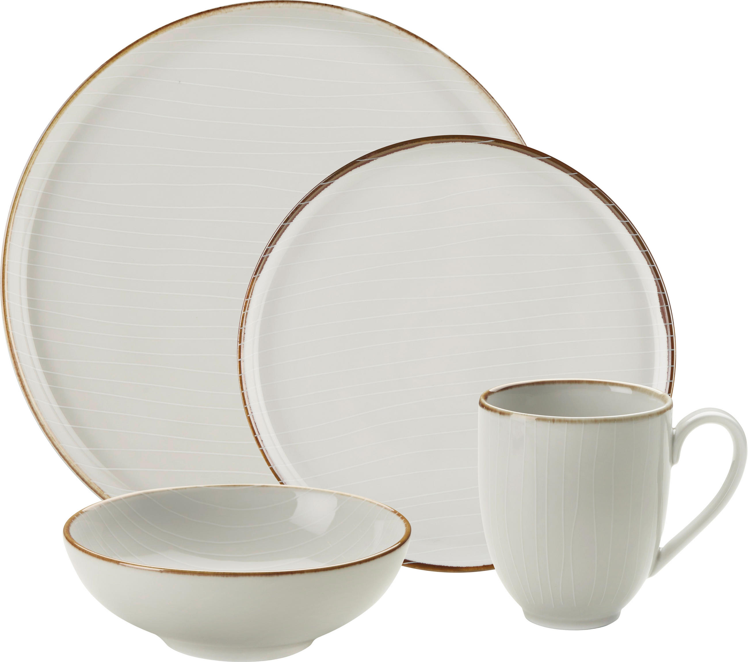 KOMBINIRANI SERVIS Bergen porcelan - bež, Design, keramika - Landscape