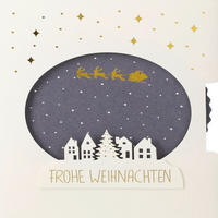 KARTE  - Weiss, Basics, Papier (17,5/12,5/0,1cm)