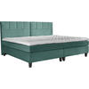 BOXSPRINGBETT 240/200 cm  in Blau, Grün  - Wengefarben/Blau, Trend, Holz/Textil (240/200cm) - Esposa