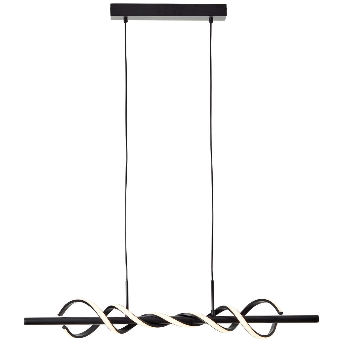 LED-PENDELLEUCHTE    - Schwarz, Design, Kunststoff/Metall (150/95,5/18cm) - Brilliant