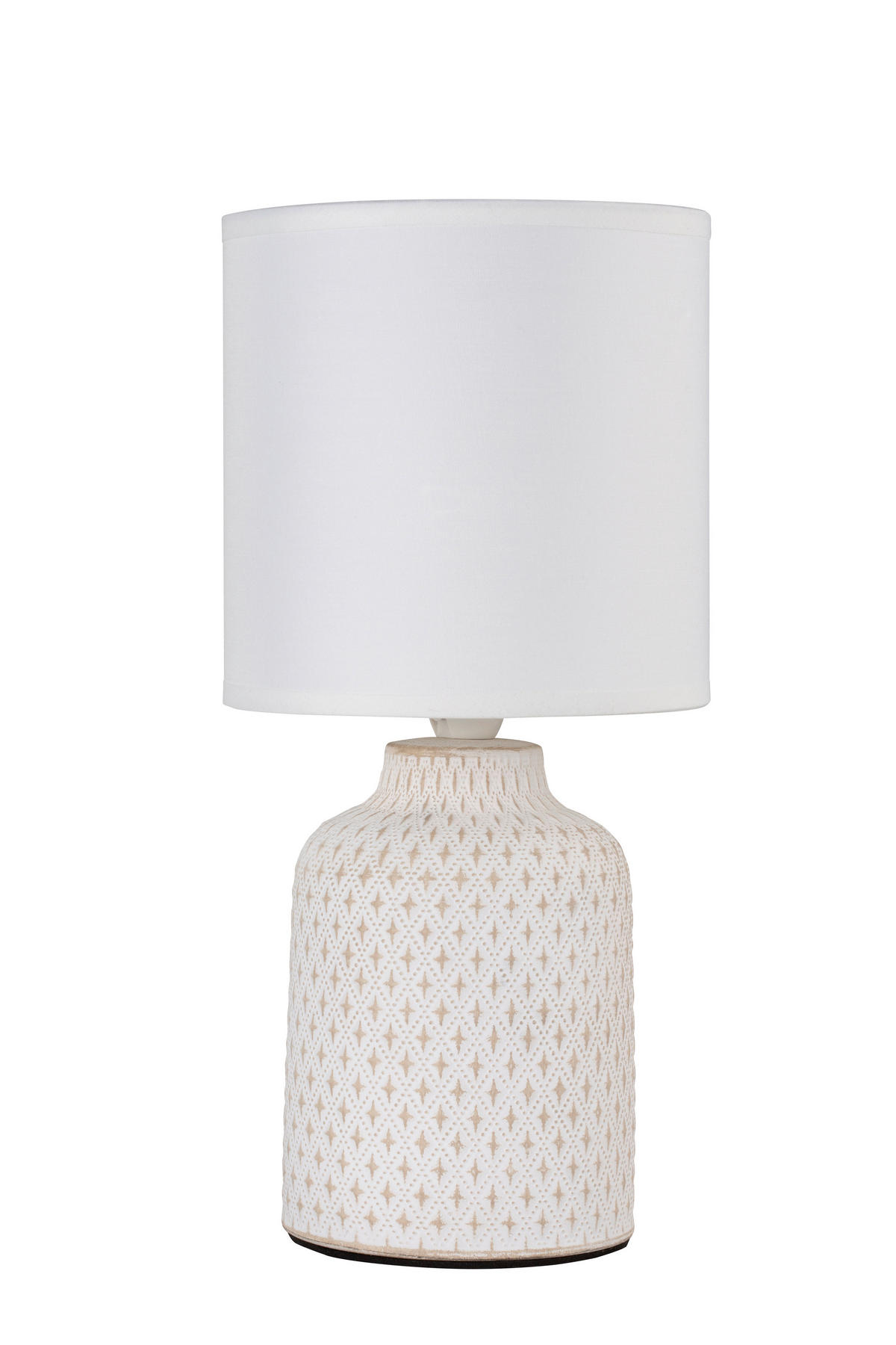 BORDSLAMPA 15/15/32 cm   - vit, Basics, metall/textil (15/15/32cm)