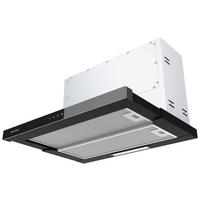 DUNSTABZUGSHAUBE FLA660  - Edelstahlfarben/Schwarz, Basics, Glas/Metall (59,8/38,4/31,5cm) - Oranier