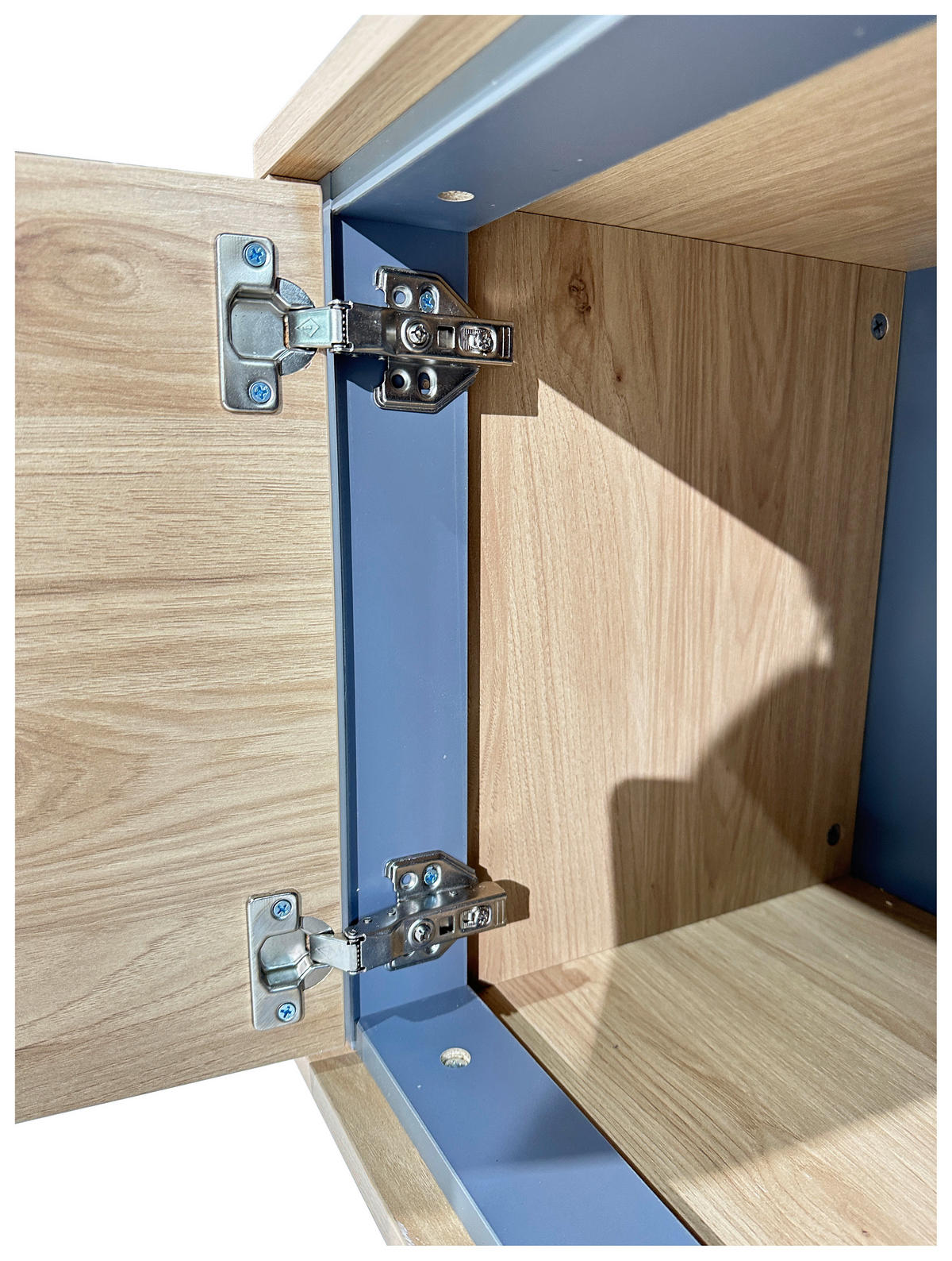 LOWBOARD META 180/56,2/40 cm 2 Schublade(n) Beimöbel erhältlich, stehend  - Eichefarben/Anthrazit, Design, Holzwerkstoff/Metall (180/56,2/40cm) - Milino