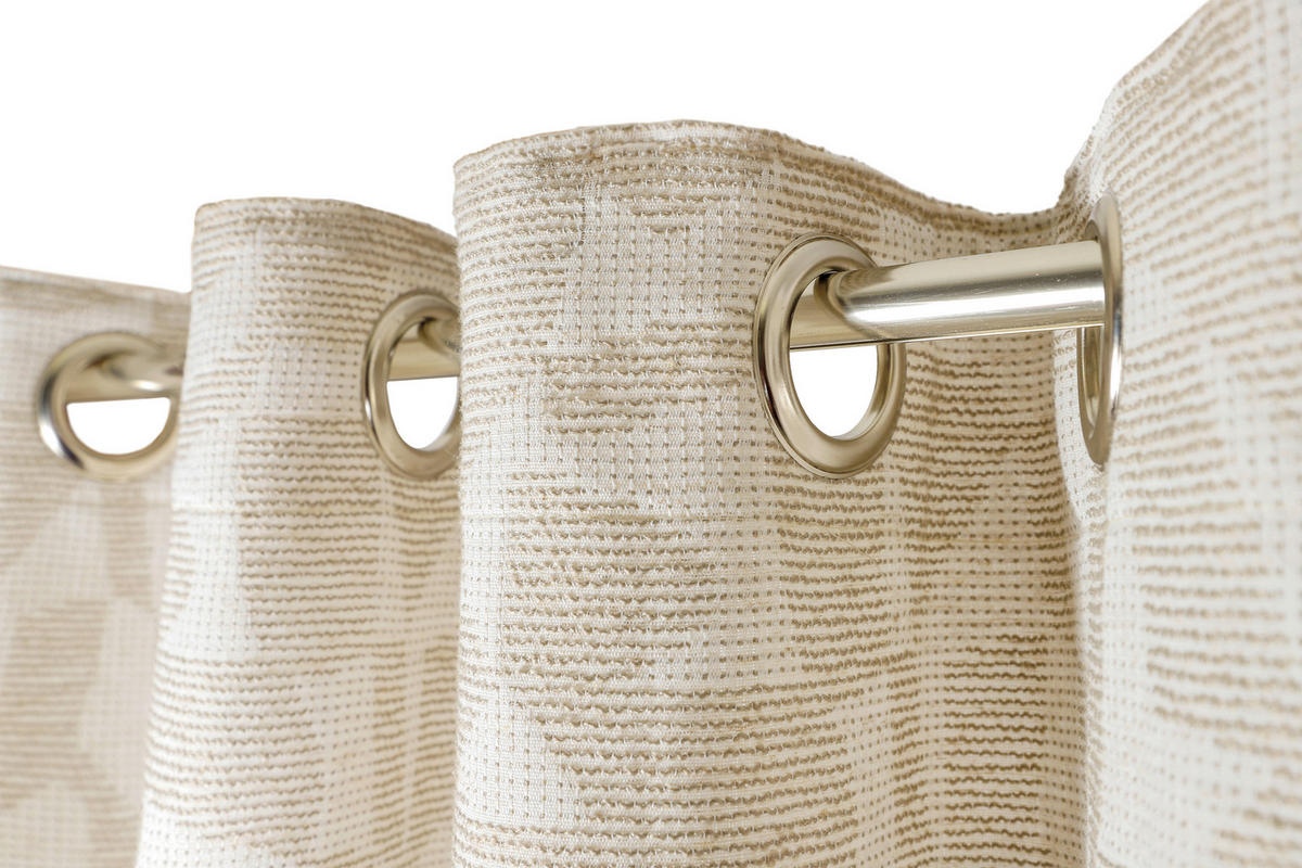 ÖSENSCHAL E-Cosmo blickdicht 140/250 cm   - Beige/Creme, Basics, Textil (140/250cm) - Esprit