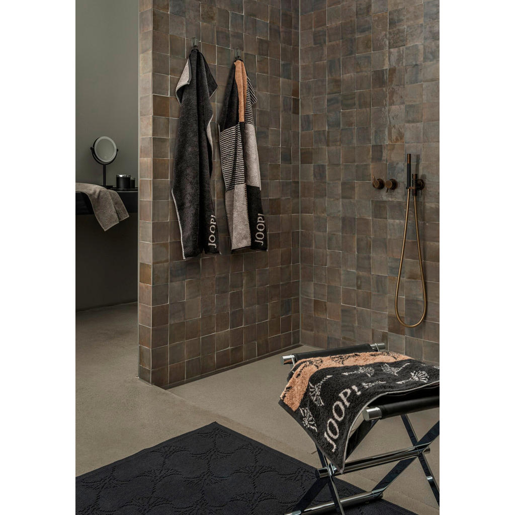 Thumbnail - Joop! Duschtuch Divided Doubleface, Grau, Textil, Uni, 80x150 cm, Made in Germany, Oeko-Tex® Standard 100, saugfähig, Au...