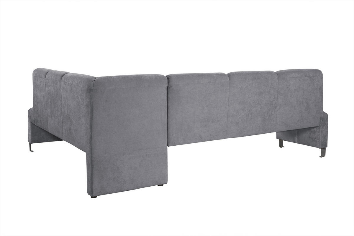 KLUPA KUTNA  antracit  drvo, tekstil, drvni materijal      - srebrne boje/antracit, Moderno, drvni materijal/drvo (263/198cm) - Livetastic