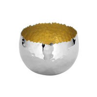 DEKOSCHALE - Silberfarben, Basics, Metall (10/6cm) - Fink