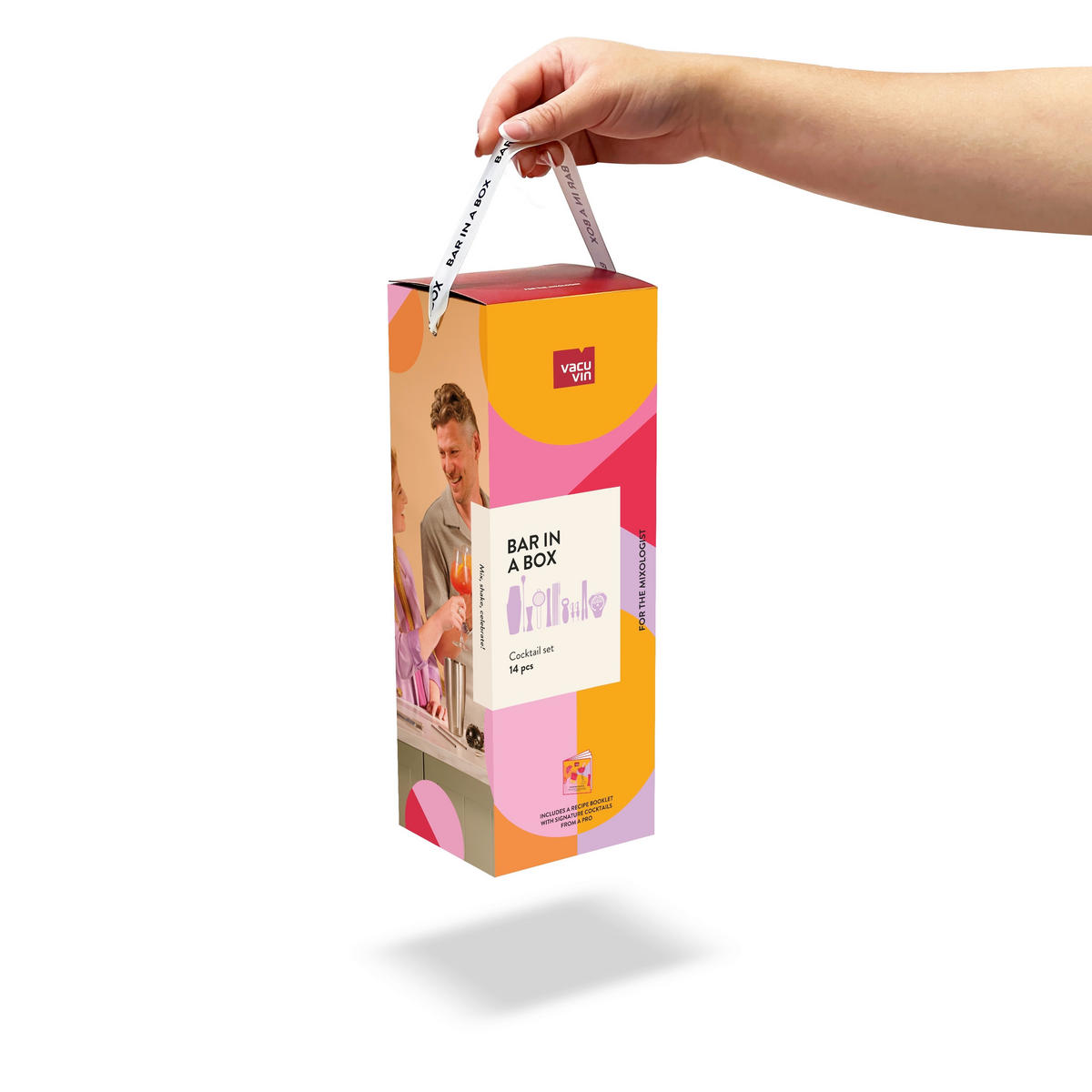 COCKTAIL-SET - Edelstahlfarben, Basics, Metall (11.3/10.2/31.5cm) - Vacu Vin