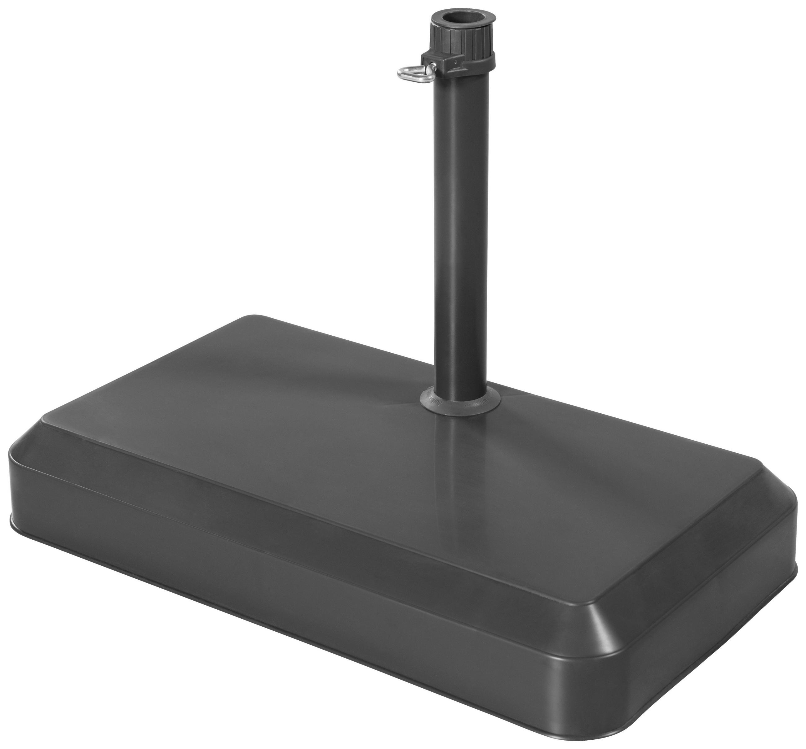 SONNENSCHIRMSTÄNDER - Anthrazit, KONVENTIONELL, Kunststoff/Stein (28/7,5/49cm) - Doppler