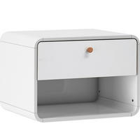 NACHTTISCH 51/37/39 cm  - Weiß/Naturfarben, Design, Holz/Holzwerkstoff (51/37/39cm) - MID.YOU