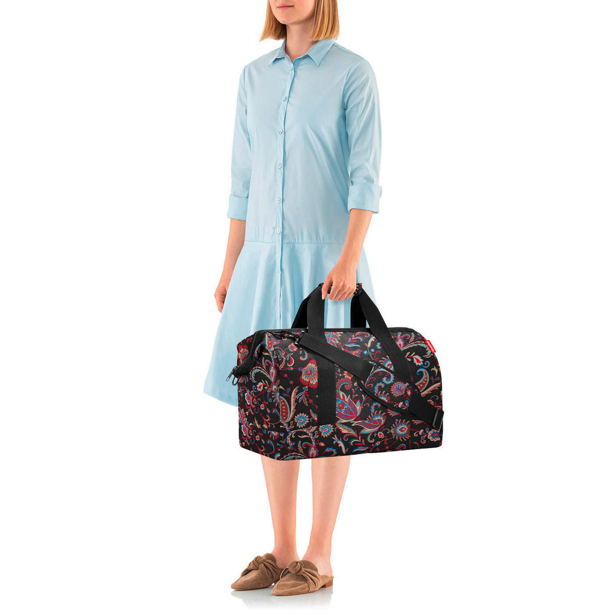 CESTOVNÁ TAŠKA 30 l - čierna, Basics, textil (48/39,5/29cm) - Reisenthel