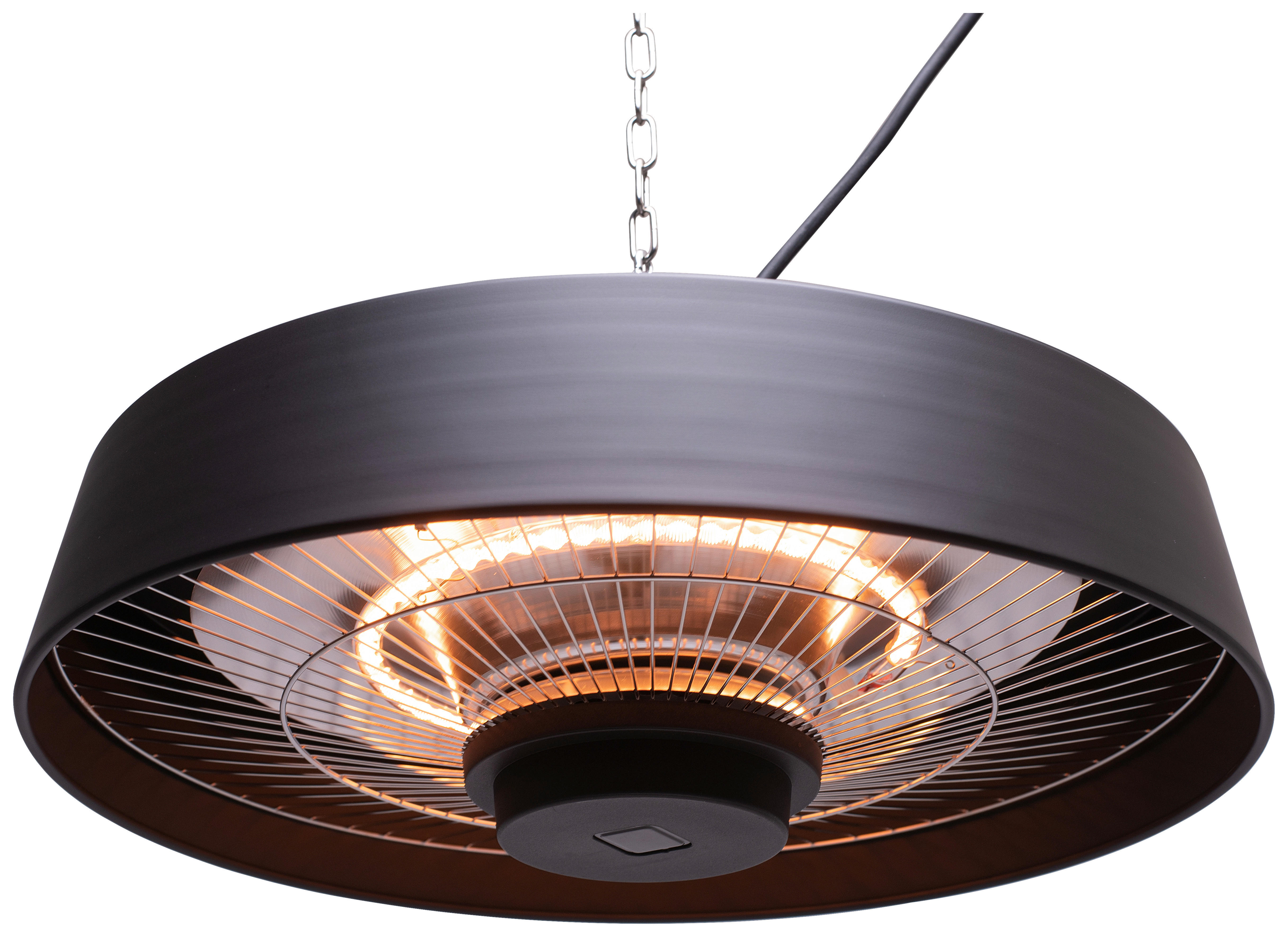 INFRAROTSTRAHLER KATALANA - Schwarz, KONVENTIONELL, Metall (45cm)