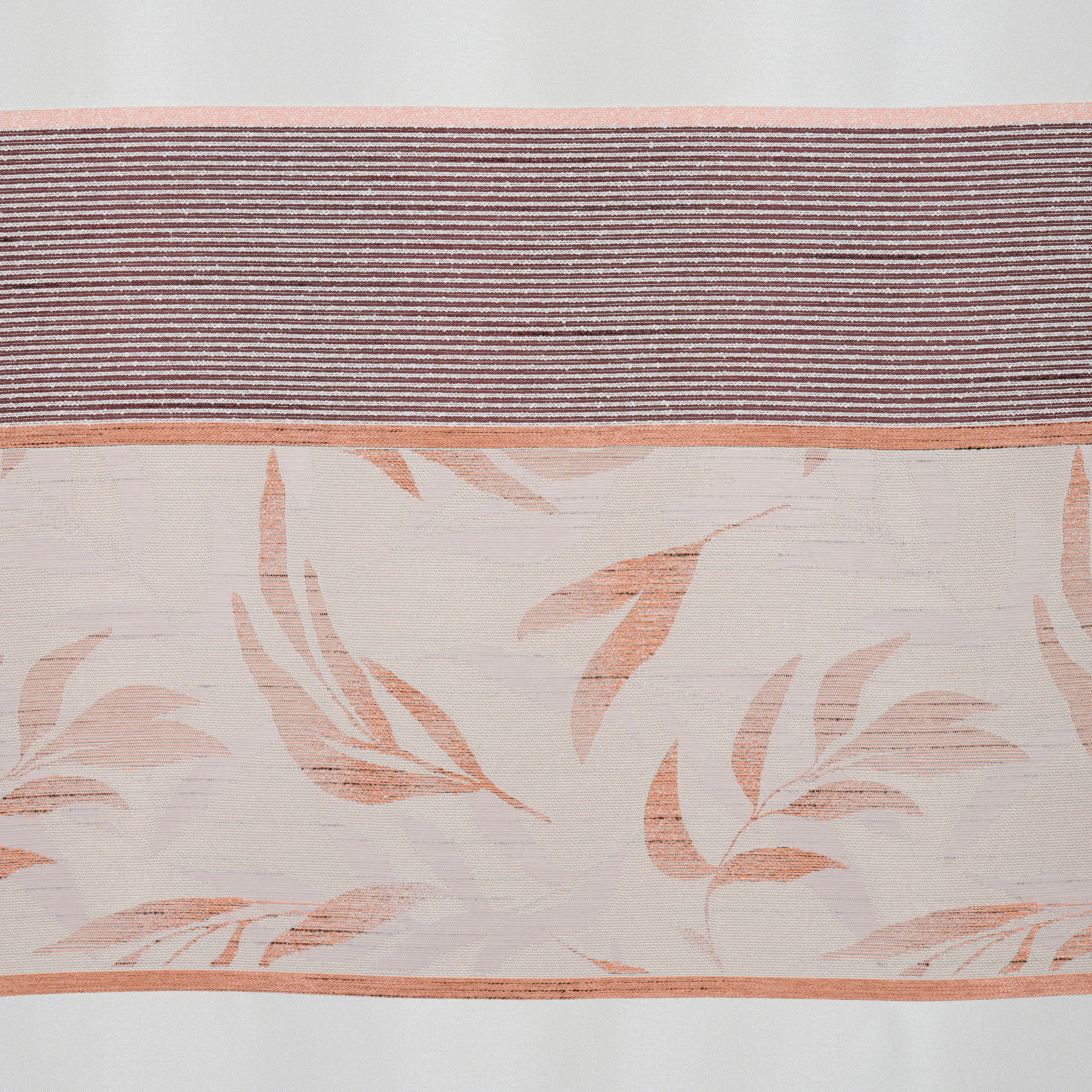 VORHANGSTOFF per lfm halbtransparent  - Orange, KONVENTIONELL, Textil (140cm) - Esposa