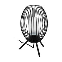 VENKOVNÍ SVÍTIDLO 26,5/41 cm - bílá/černá, Design, kov/sklo (26,5/41cm) - Eglo