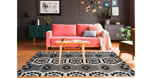 FLACHWEBETEPPICH 80/150 cm Grau  - Grau, Design, Textil (80/150cm) - Novel