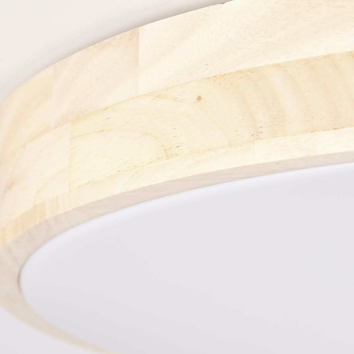 LED PLAFONJERA - Prirodno, drvo/metal (49/8,5cm)