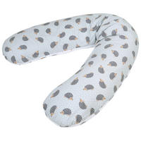 STILLKISSEN 160 cm Igel   - Weiß, Basics, Textil (160cm) - Patinio