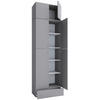 KLEIDERSCHRANK Grau  - Grau, Modern, Holzwerkstoff/Kunststoff (70/240/39cm) - MID.YOU