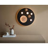 LED-DECKENLEUCHTE Zodiac 50/10 cm   - Schwarz/Braun, KONVENTIONELL, Metall (50/10cm) - Trio Leuchten