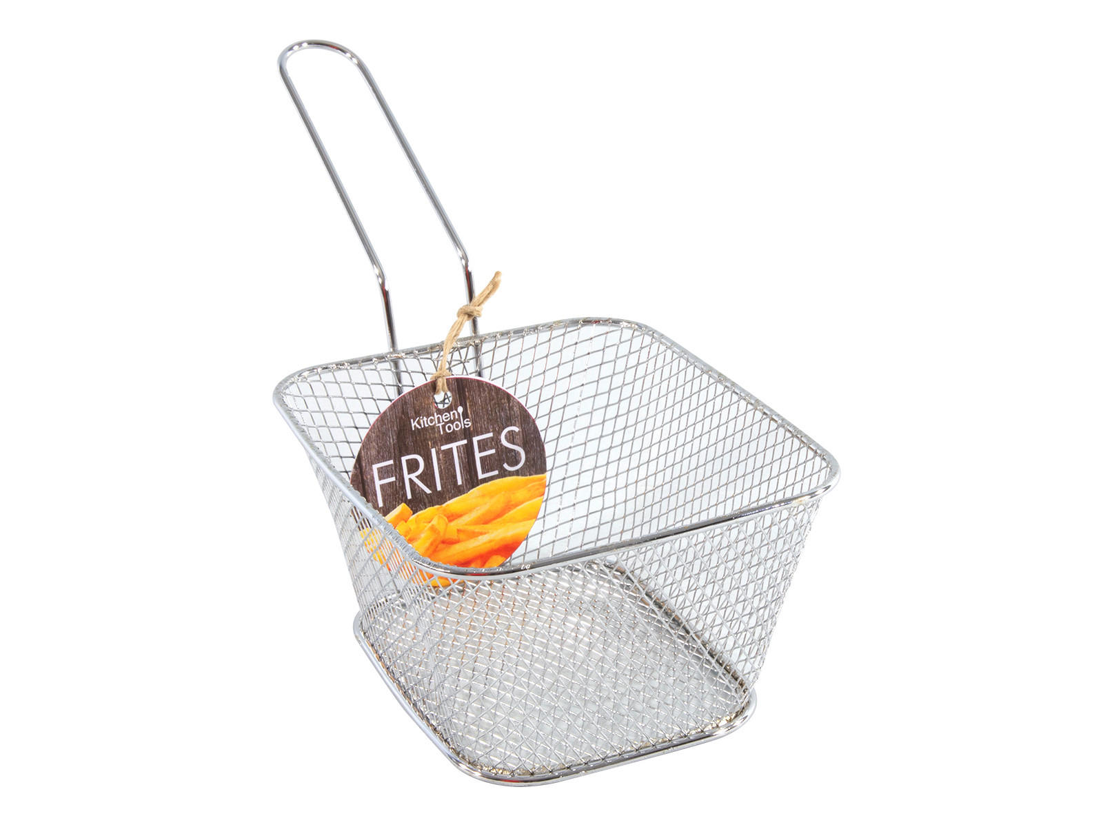 KOŠARICA ZA FRITEZU   14/11/7 cm         - boje oplemenjenog čelika, Basics, metal (14/11/7cm)
