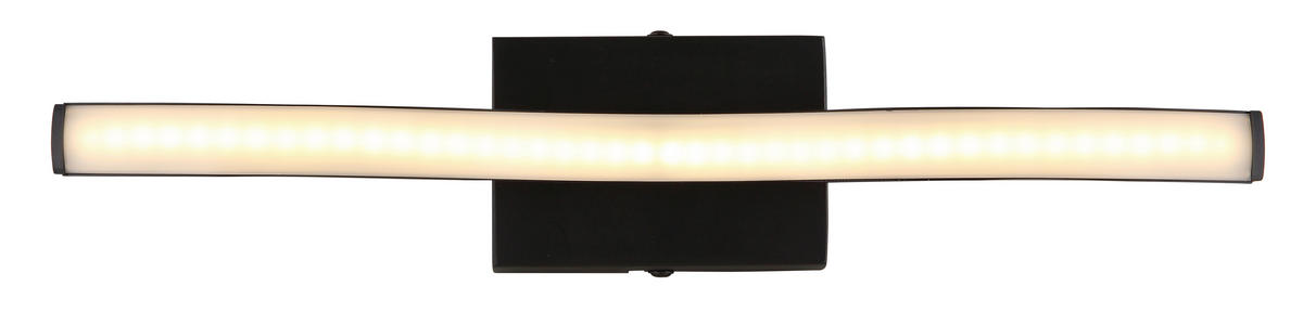 LED PLAFONJERA - opal/crna, Dizajnerski, plastika (34,3/7/6,4cm) - Best Price