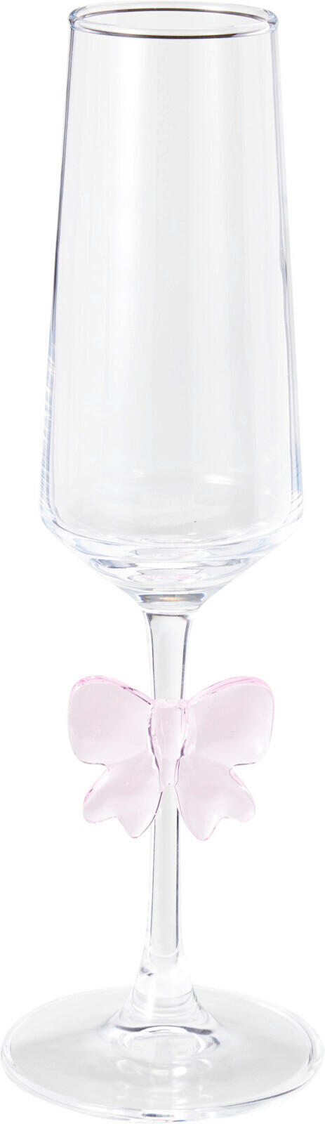 POHÁR NA ŠAMPANSKÉ - viacfarebná, Basics, sklo (7.5/7.5/24.5cm)