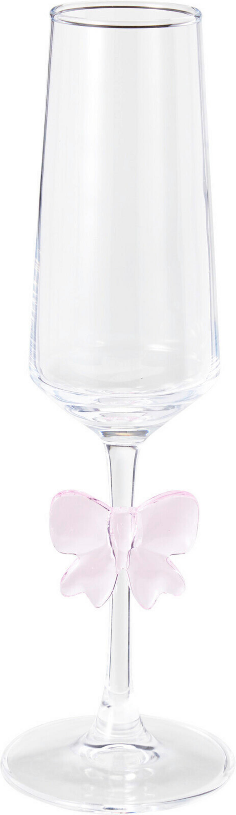 POHÁR NA ŠAMPANSKÉ - viacfarebná, Basics, sklo (7.5/7.5/24.5cm)