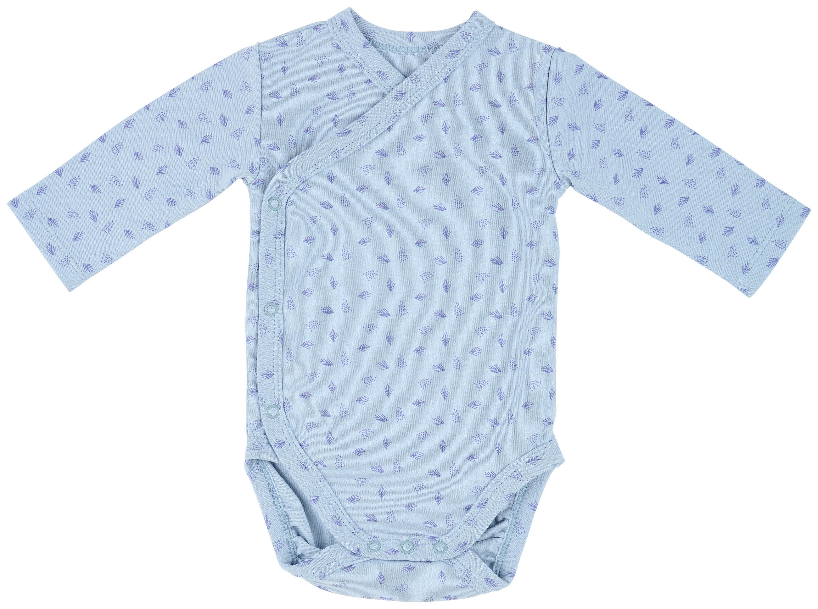 WICKELBODY 2-teilig  - Blau, Basics, Textil (50/56null) - Avelia