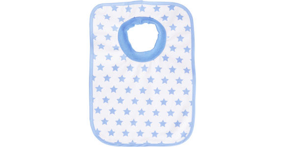 LÄTZCHEN 2-teilig - Blau/Weiß, Basics, Textil (23,5/37cm) - My Baby Lou
