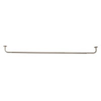 VORHANGSTANGENSET 120 cm  - Grau Hochglanz, Design, Metall (120cm)