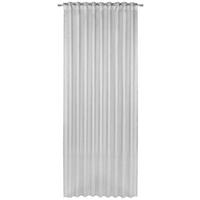 FERTIGVORHANG transparent  - Grau, Basics, Textil (140/245cm) - Esposa