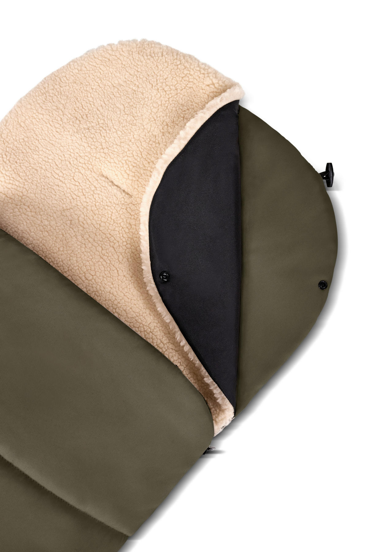 BUGGY-FUßSACK  - Waldgrün, Basics, Textil (40/8/96cm) - Moon