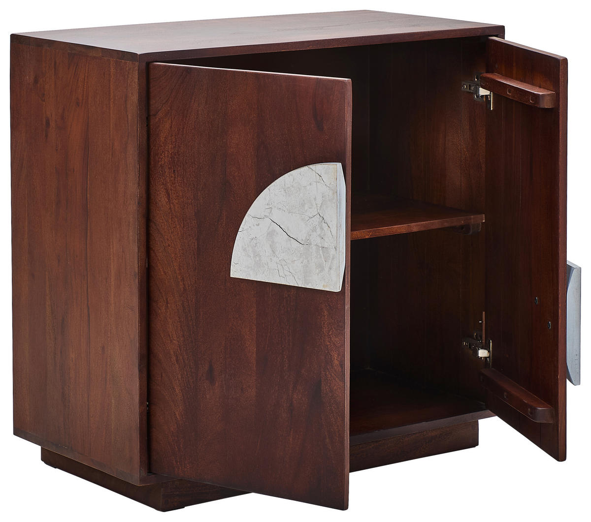 KOMMODE  in 80/76/40 cm  - Walnussfarben, LIFESTYLE, Holz (80/76/40cm) - Livetastic