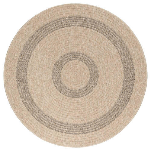PREPROGA ZA ZUNANJO UPORABO Comilla 200/200 cm tkano črna, bež - črna/bež, Basics, tekstil (200/200cm) - Novel